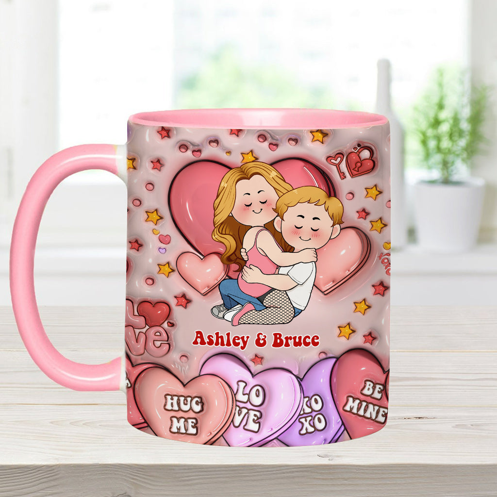 Je t'aime - Mug personnalisé pour couple