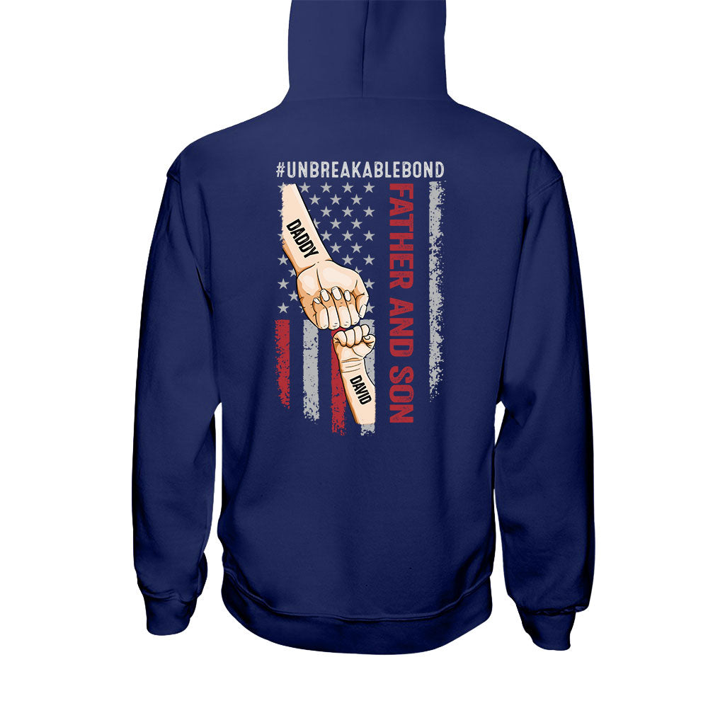 Père Fils Bon Incassable - T-shirt et sweat à capuche personnalisés pour papa