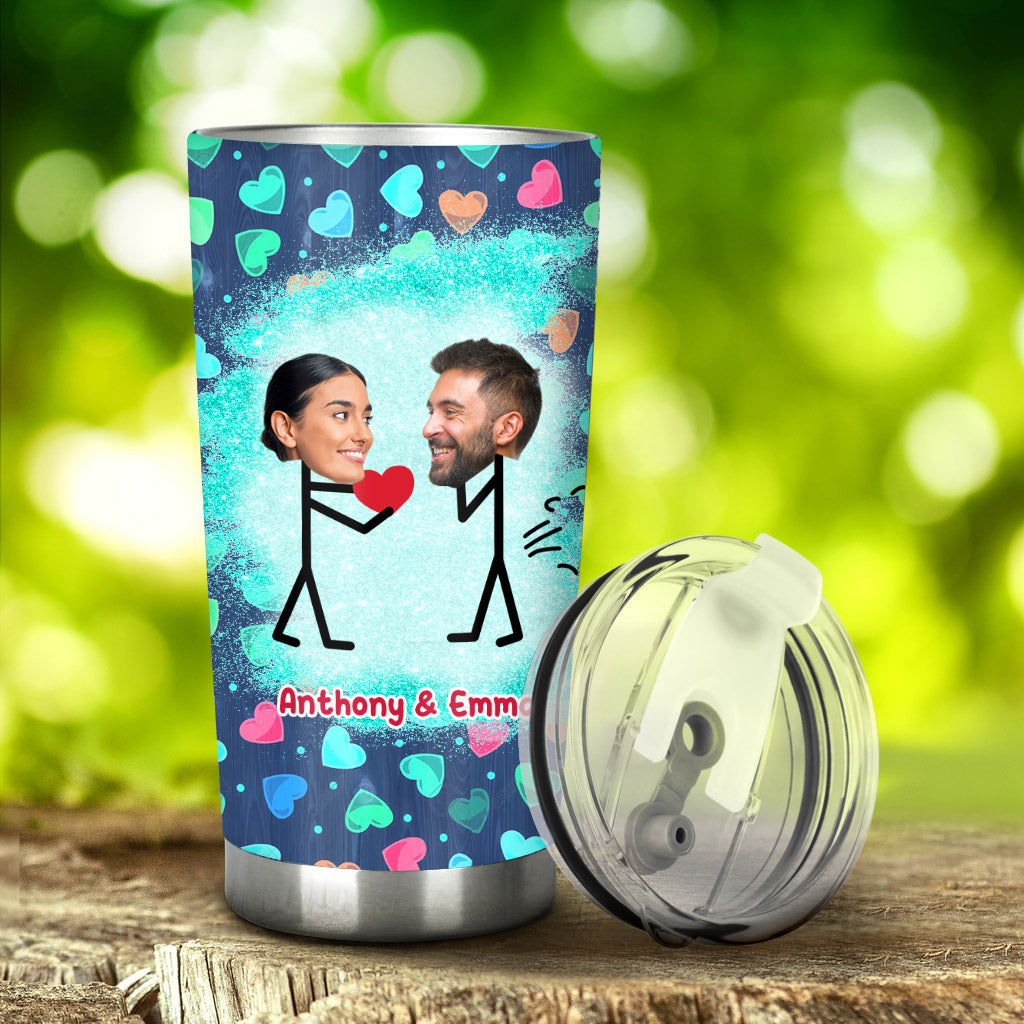 Gobelet personnalisé pour couple avec photo humoristique intégrée