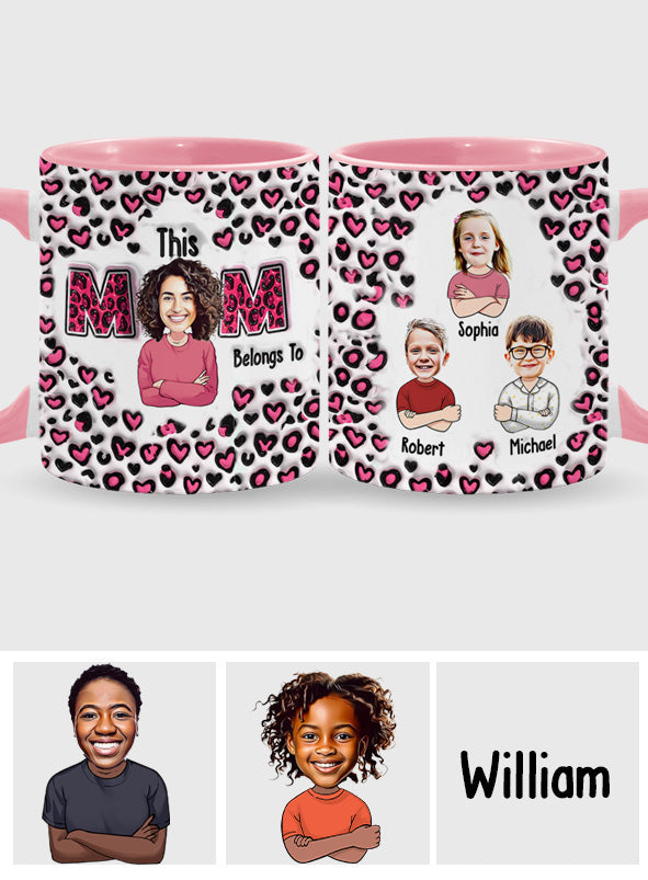 Cette maman appartient à - Mug personnalisé pour maman