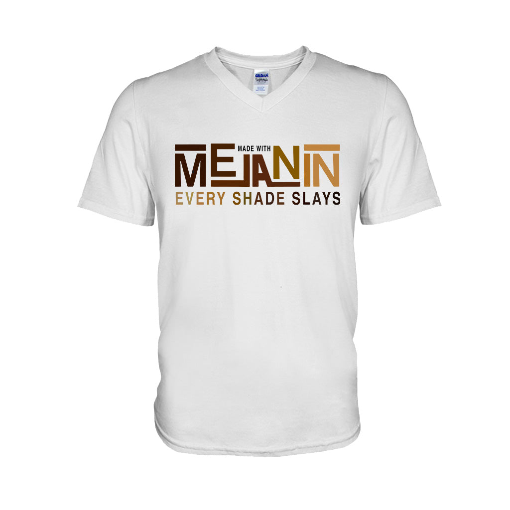 Fabriqué avec de la mélanine - T-shirt et sweat à capuche afro-américains