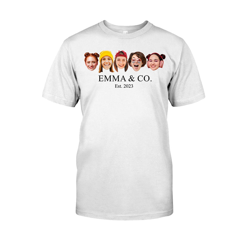Besties & Co. Face Custom - T-shirt et sweat à capuche personnalisés pour meilleures amies
