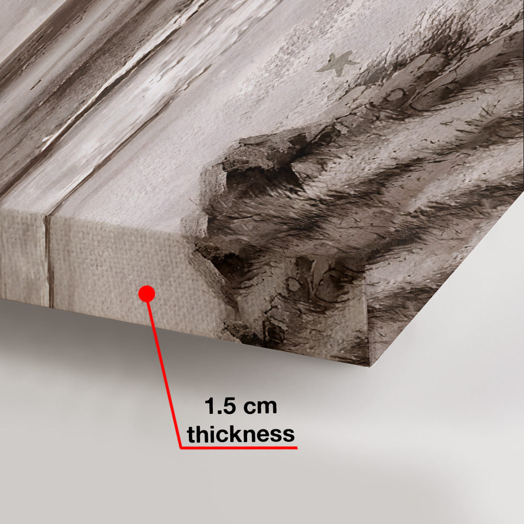 Paysage de plage pour couple - Toile et affiche personnalisées pour couple