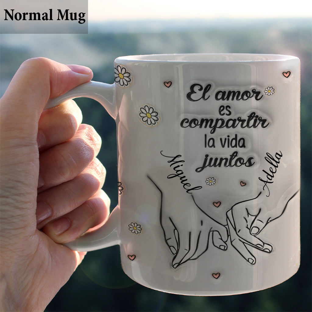 Eres El Amor De Mi Vida - Tasse de couple personnalisée