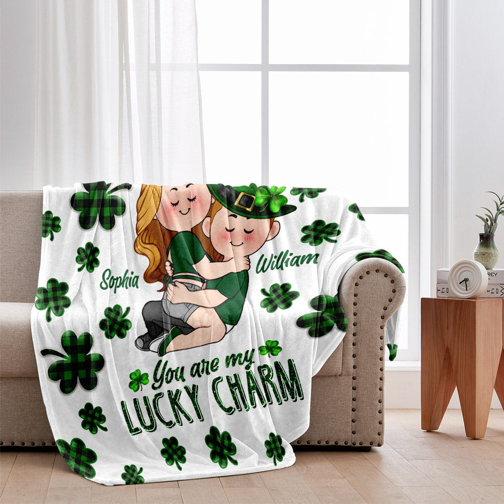 Tu es mon porte-bonheur - Couverture personnalisée pour couple