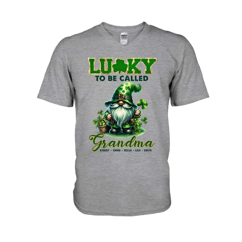 Lucky To Be Called Nana/ Mimi... - Personalized Grandma T-shirt And Hoodie