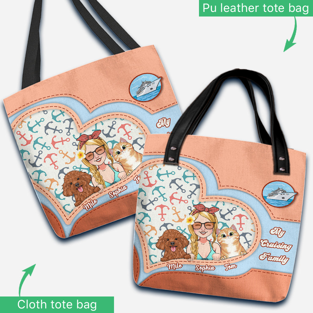 Ma vie en croisière - Sac fourre-tout de croisière personnalisé