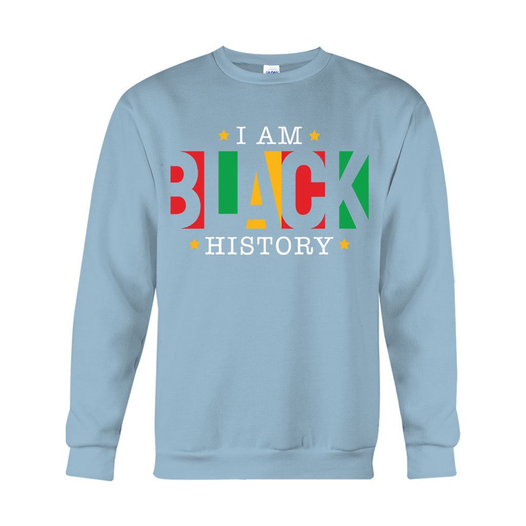 I Am Black History - Personalized African American T-shirt And Hoodie