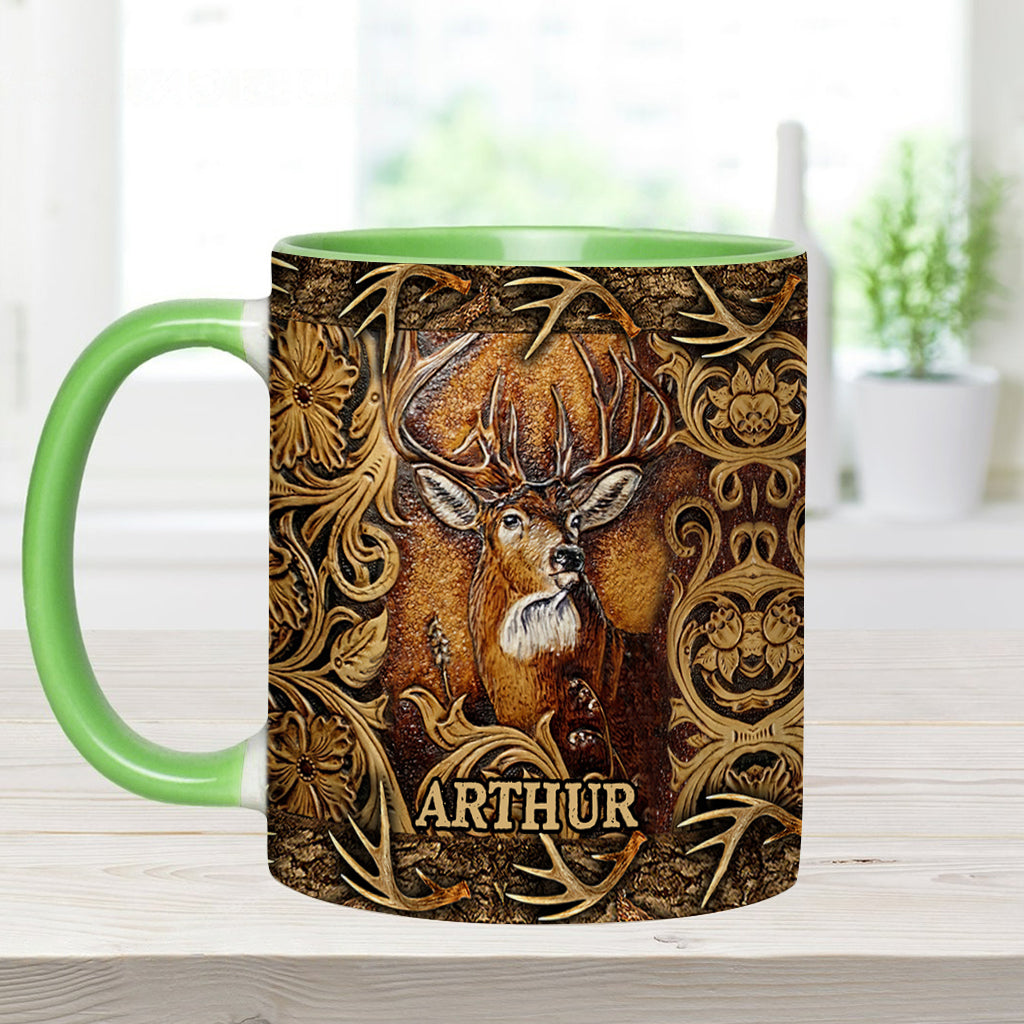 Saison de la chasse au cerf - Mug personnalisé sur le thème de la chasse