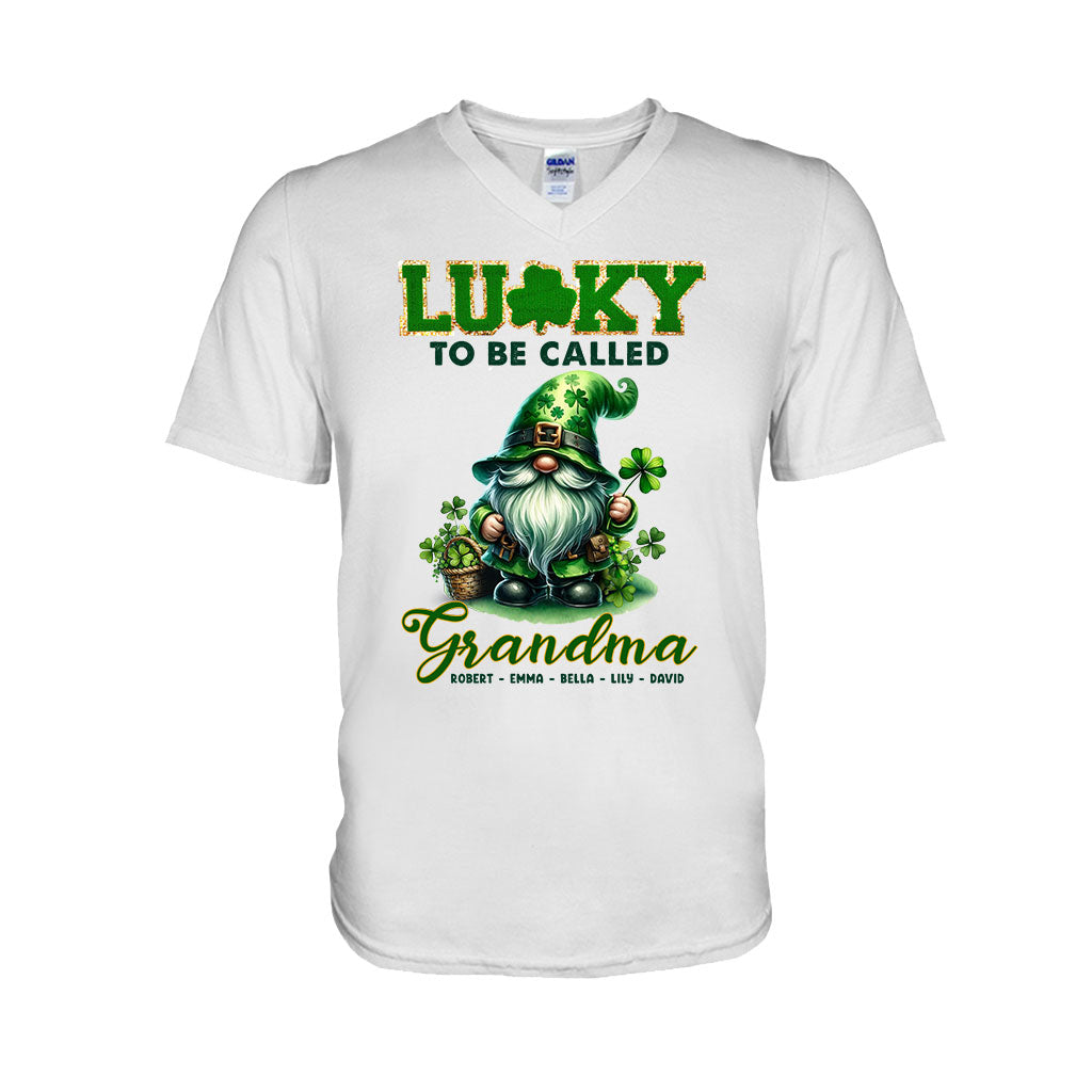 Lucky To Be Called Nana/ Mimi... - Personalized Grandma T-shirt And Hoodie