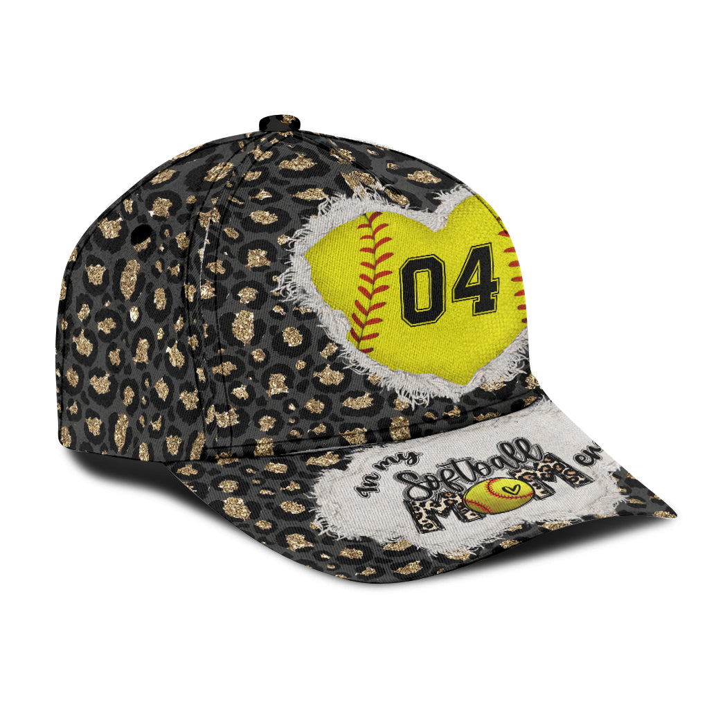 Casquette Softball Classic personnalisée « À l'époque de ma maman joueuse de softball »