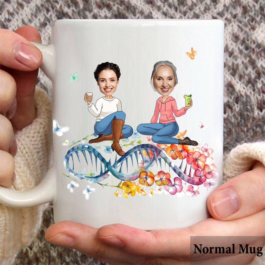 Merci pour les gènes - Mug personnalisé pour maman