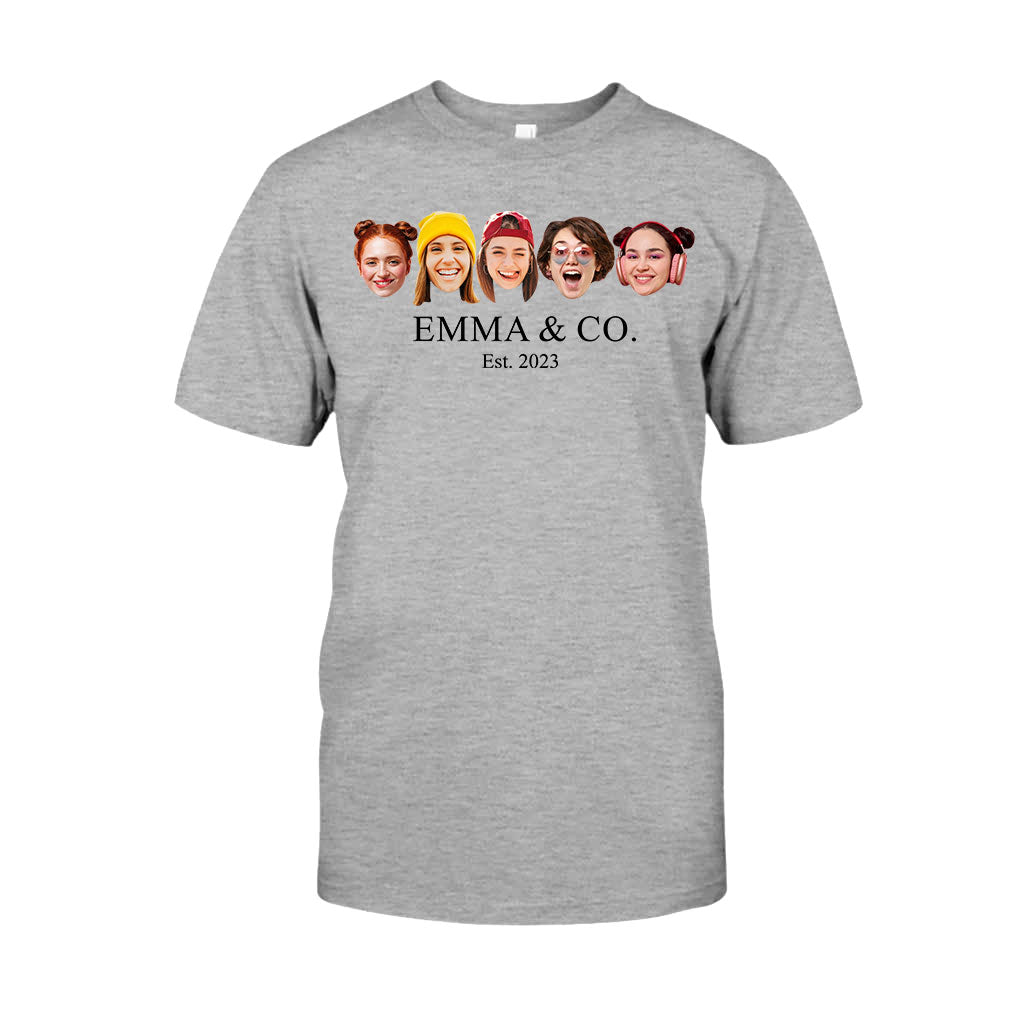 Besties & Co. Face Custom - T-shirt et sweat à capuche personnalisés pour meilleures amies
