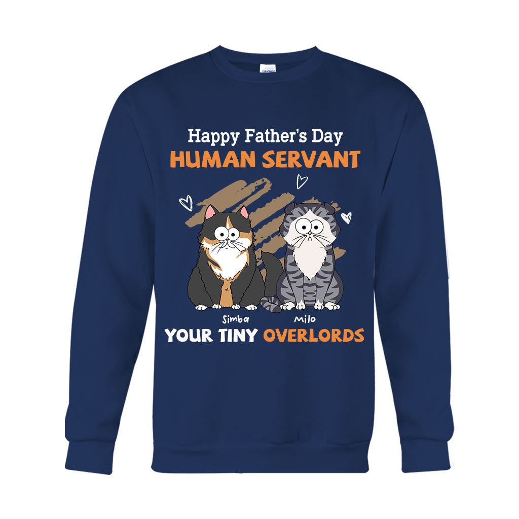 À mon serviteur humain - T-shirt et sweat à capuche personnalisés pour chat