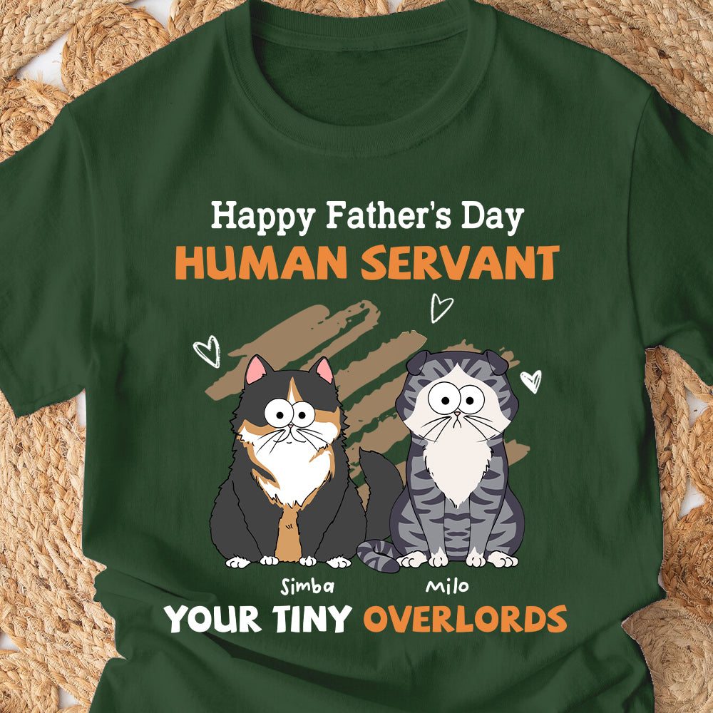 À mon serviteur humain - T-shirt et sweat à capuche personnalisés pour chat