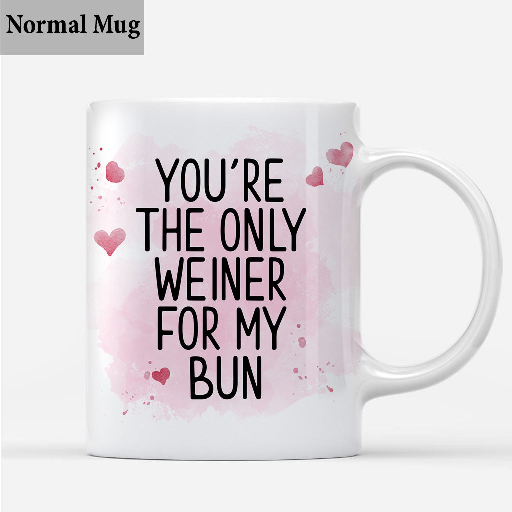 Tu es le seul pénis pour mon pain - Mug personnalisé pour couple
