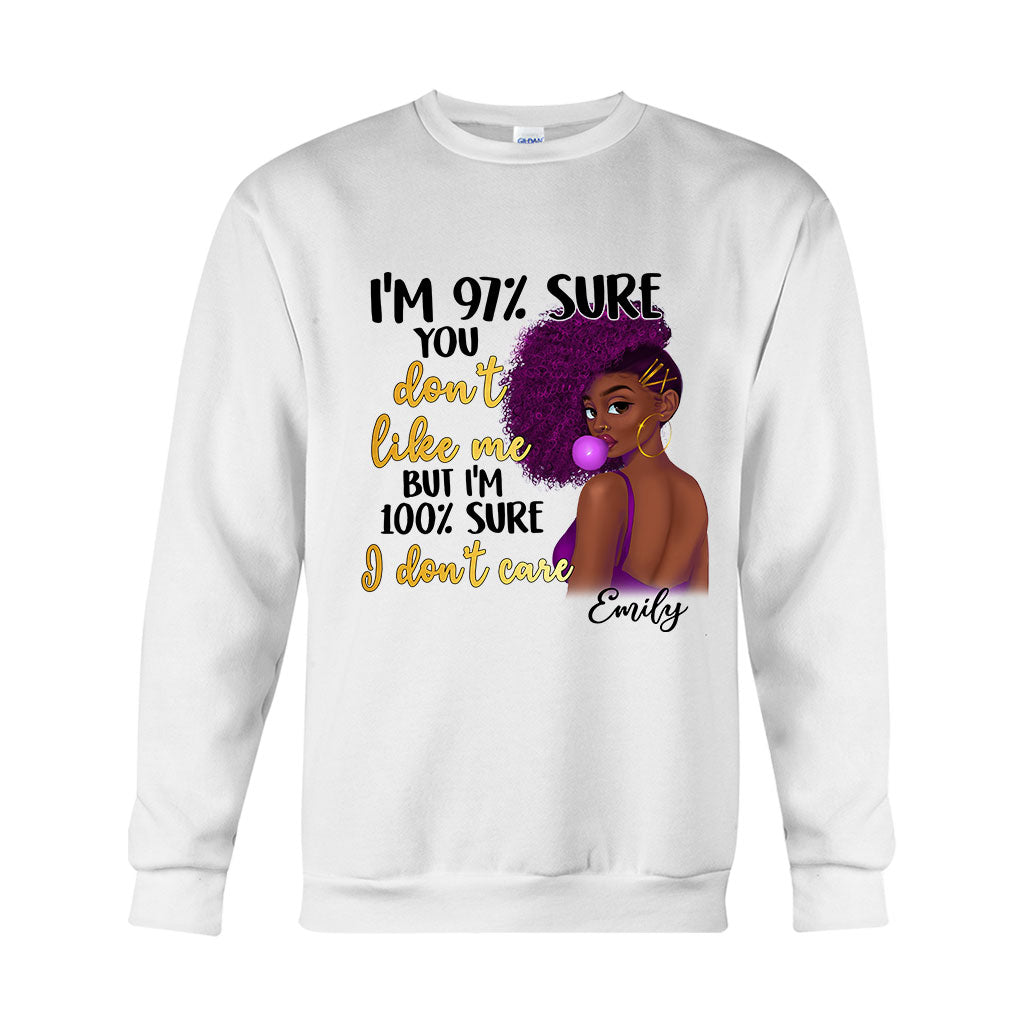 Je m'en fiche - T-shirt et sweat à capuche personnalisés pour Afro-Américains