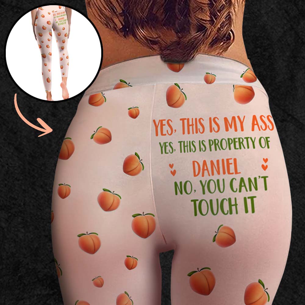Vous ne pouvez pas y toucher - Leggings personnalisés pour couples