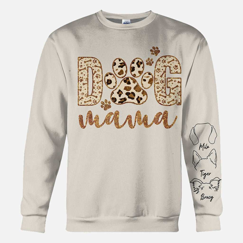 T-shirt personnalisé « Maman Chien » - T-shirt intégral pour chien