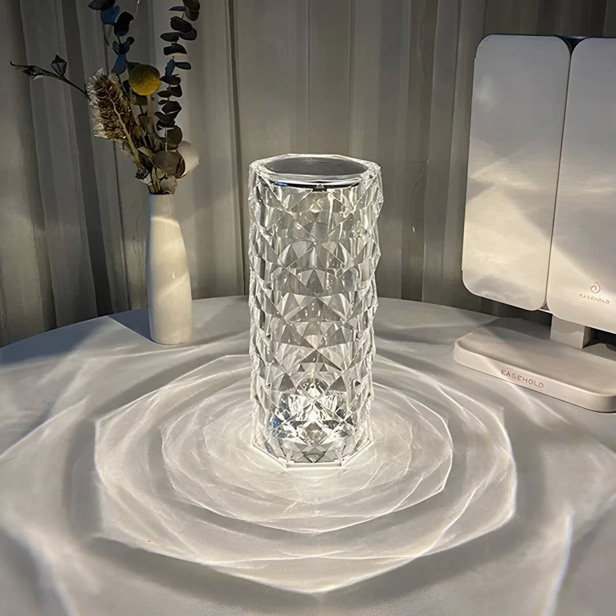 Lampe tactile Crystal Rose Diamond - Lampe tactile Crystal Rose Diamond
