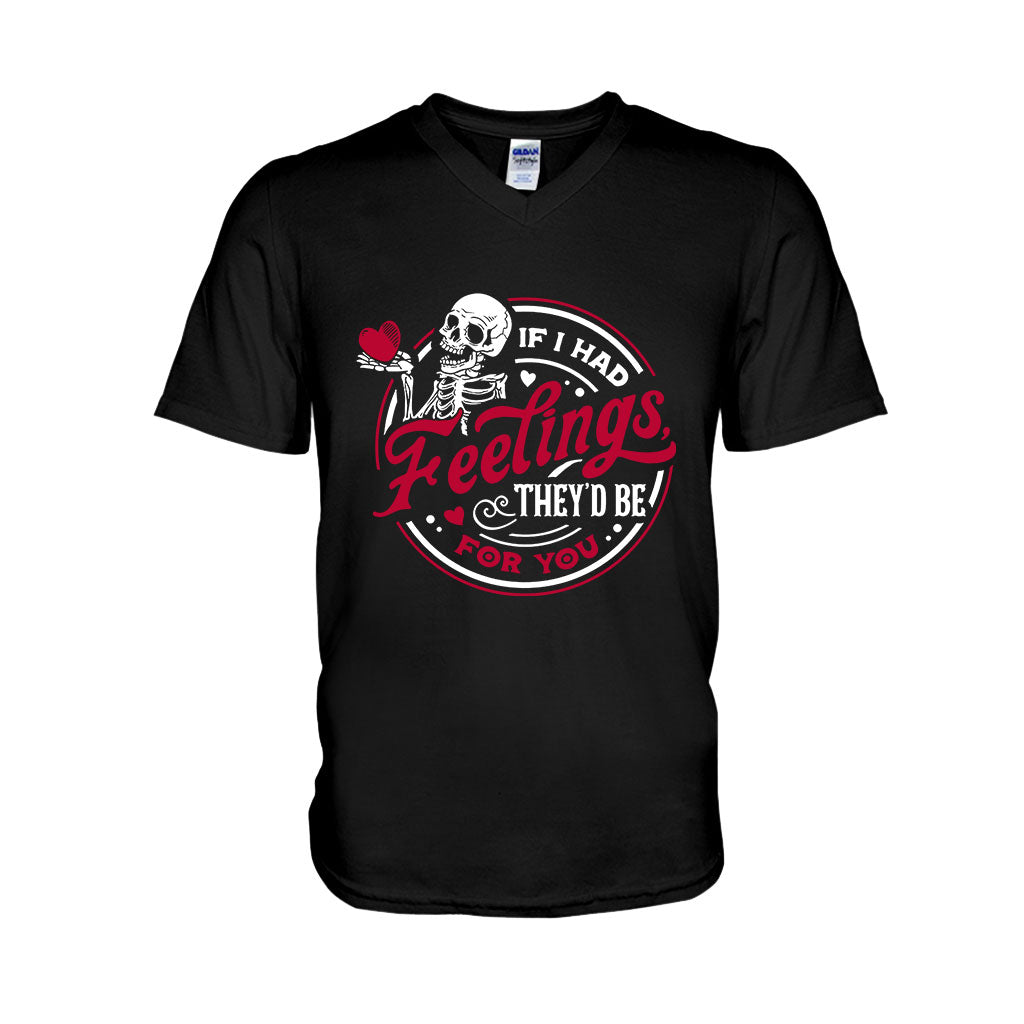 Si j'avais des sentiments, ils seraient pour toi - T-shirt et sweat à capuche pour couple