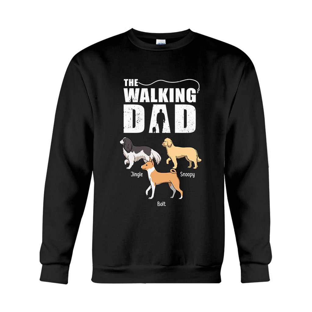 Le Papa qui marche - T-shirt et sweat à capuche personnalisés pour chien