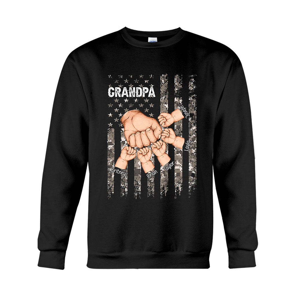 Meilleur grand-père/papa/père du monde - T-shirt et sweat à capuche personnalisés pour grand-père