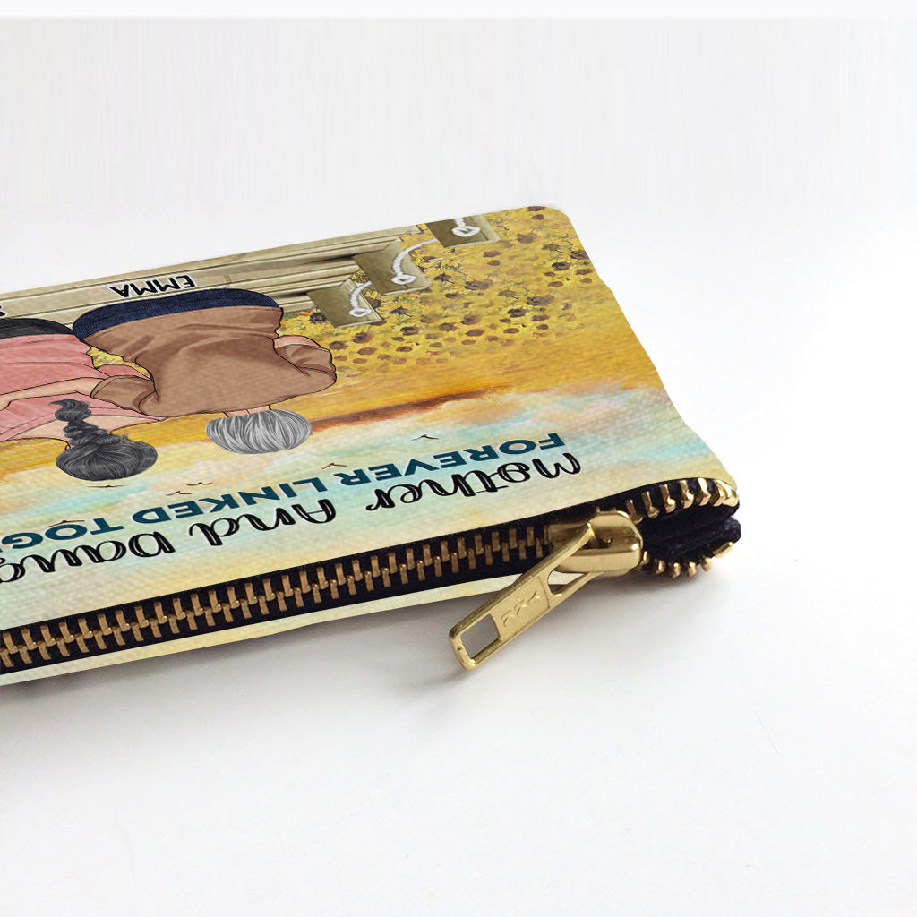 Mother And Daughters - Personalized Mother Pouch