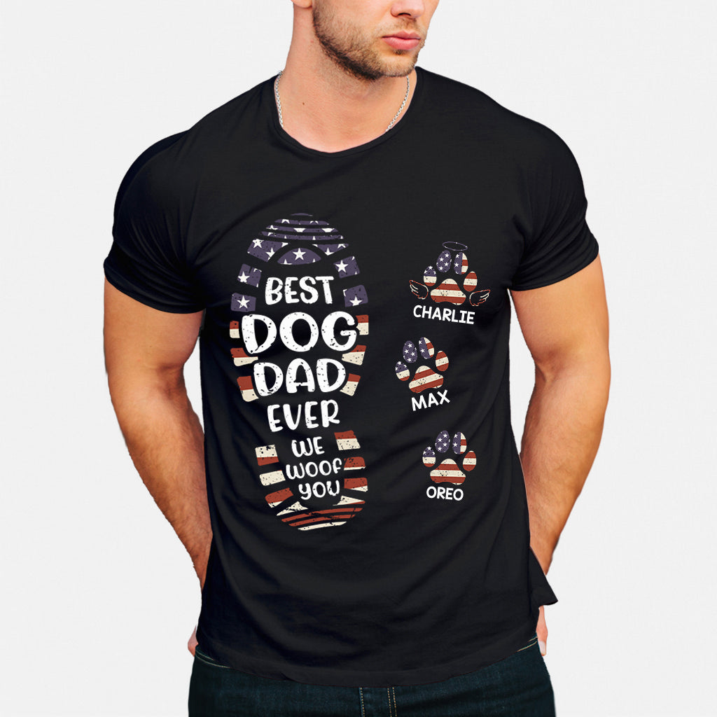 Bonne fête des pères au meilleur papa chien/chat ! T-shirt et sweat à capuche personnalisés pour papa.
