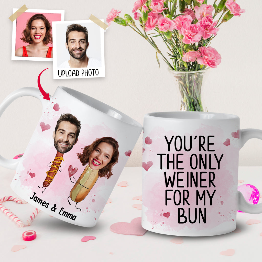 Tu es le seul pénis pour mon pain - Mug personnalisé pour couple