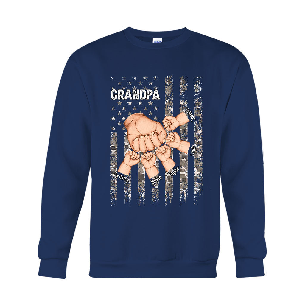 Meilleur grand-père/papa/père du monde - T-shirt et sweat à capuche personnalisés pour grand-père