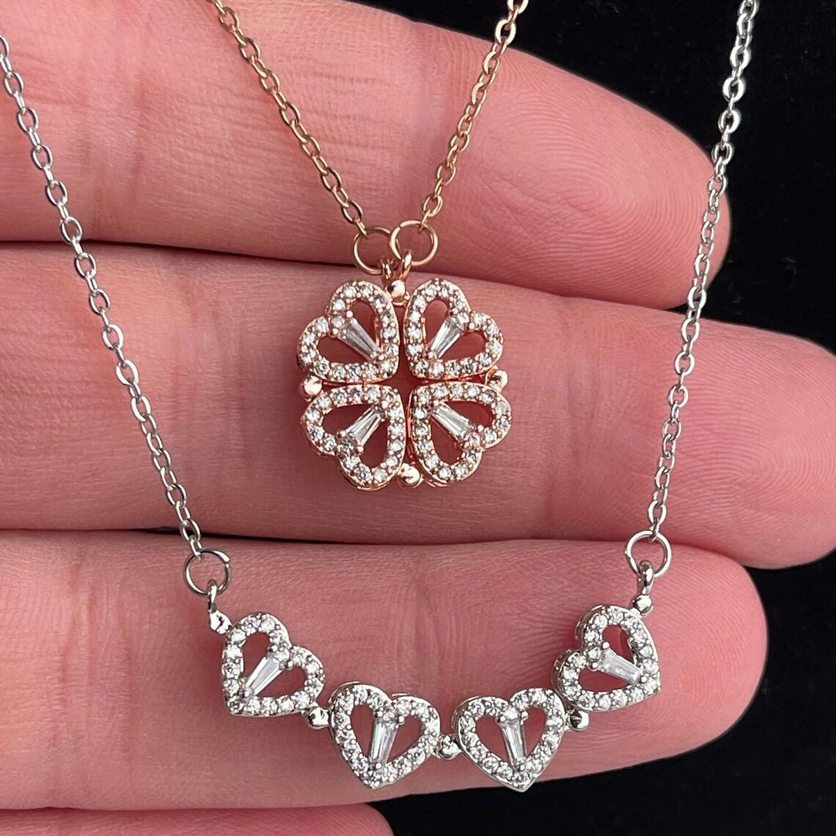 Collier trèfle à quatre feuilles - Collier trèfle à quatre feuilles