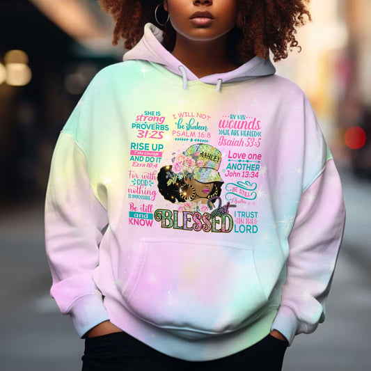 Proud Black Woman - Personalized African American All Over Shirt