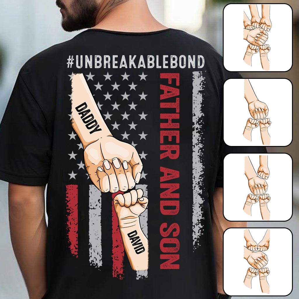 Père Fils Bon Incassable - T-shirt et sweat à capuche personnalisés pour papa