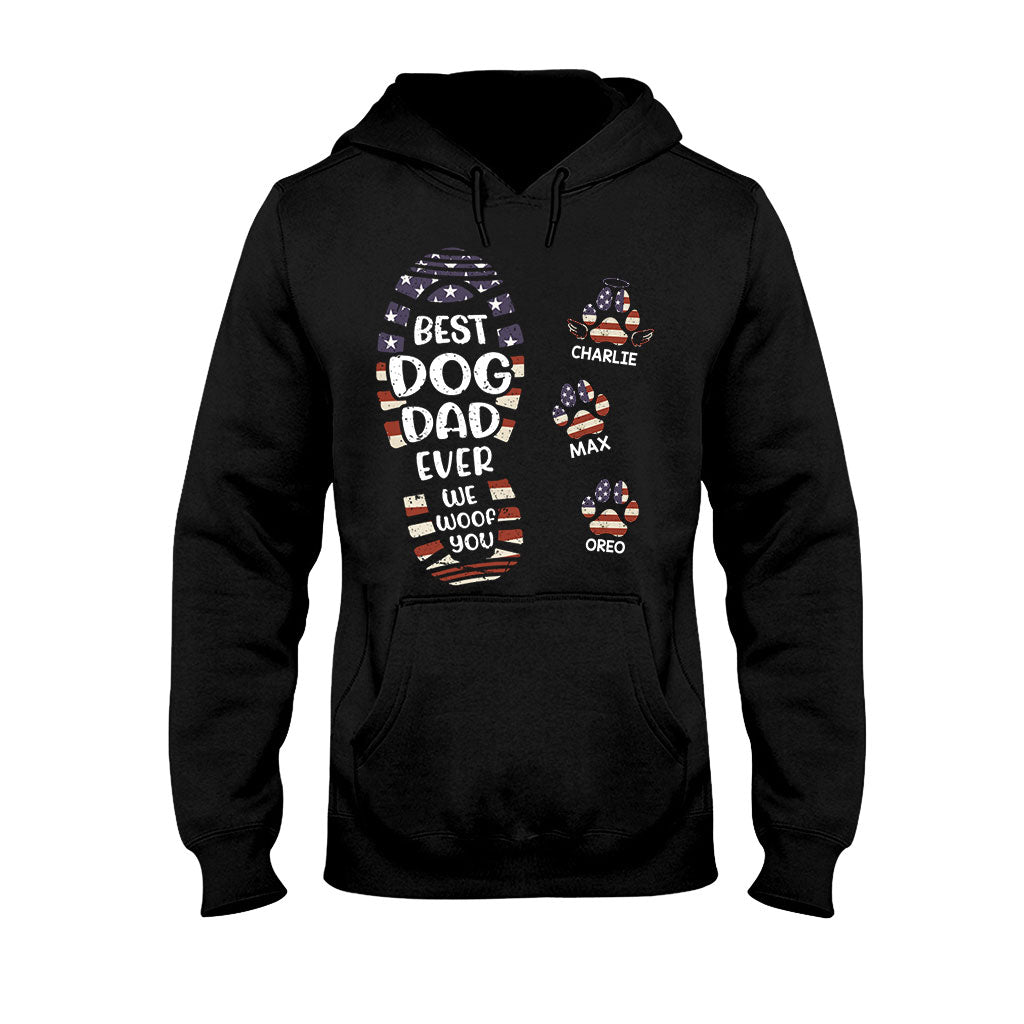 Bonne fête des pères au meilleur papa chien/chat ! T-shirt et sweat à capuche personnalisés pour papa.