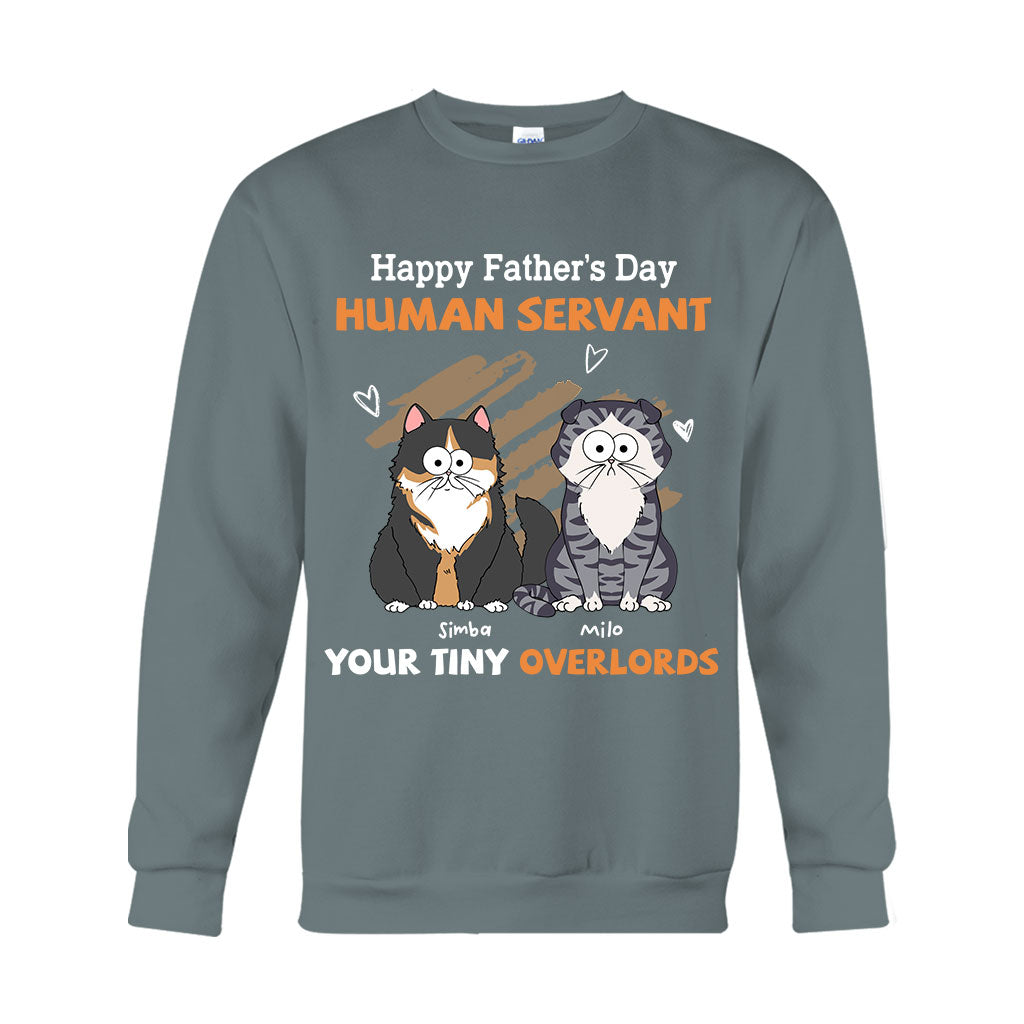 À mon serviteur humain - T-shirt et sweat à capuche personnalisés pour chat