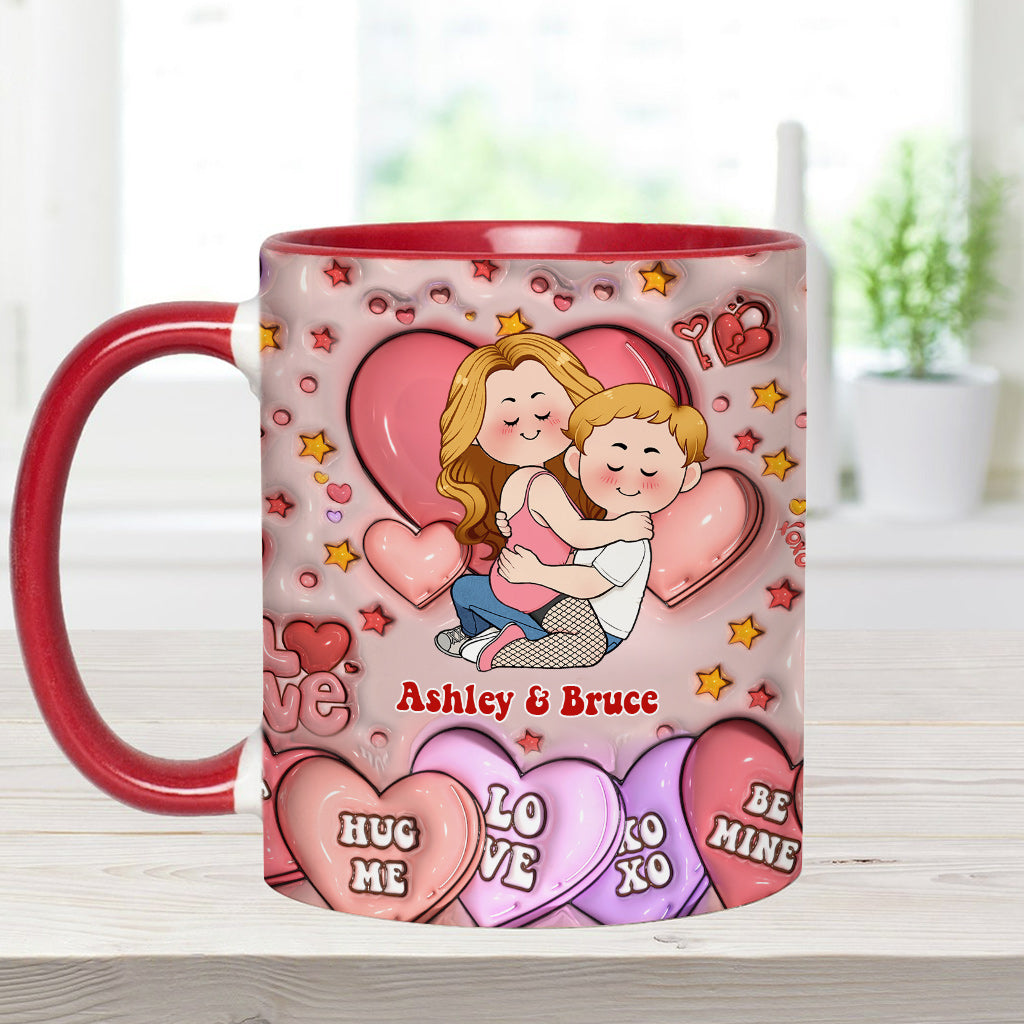 Je t'aime - Mug personnalisé pour couple