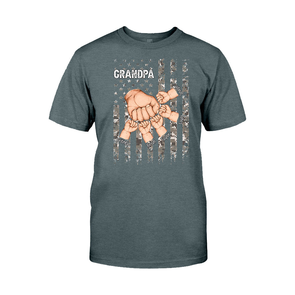 Meilleur grand-père/papa/père du monde - T-shirt et sweat à capuche personnalisés pour grand-père