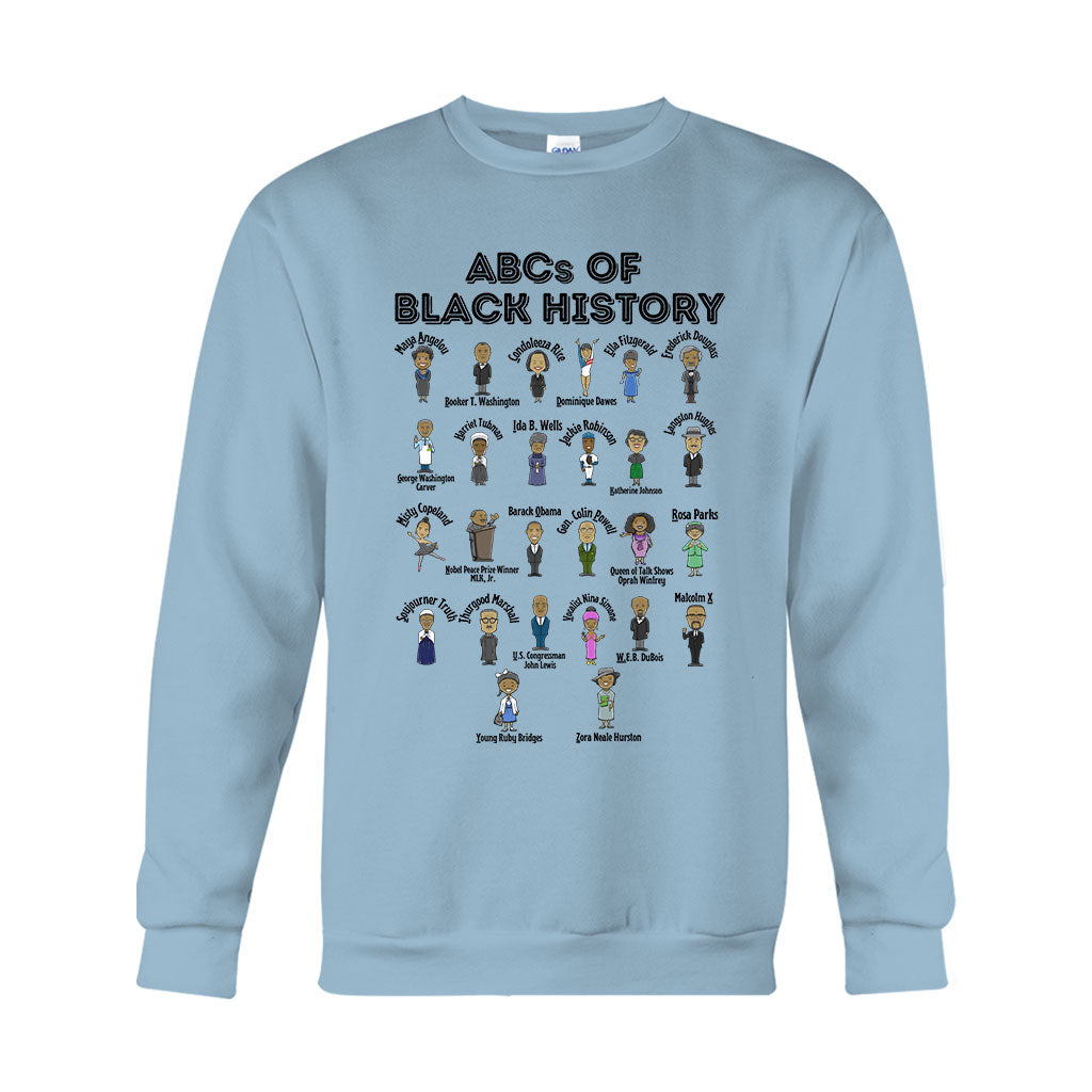 ABCs Of Black History - Personalized African American T-shirt And Hoodie