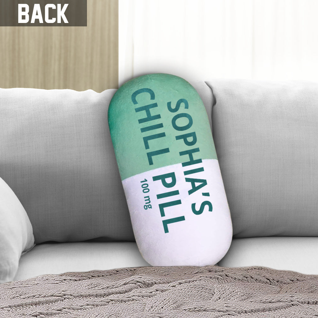 Oreiller personnalisé en forme d'infirmière - Nurse Chill Pill