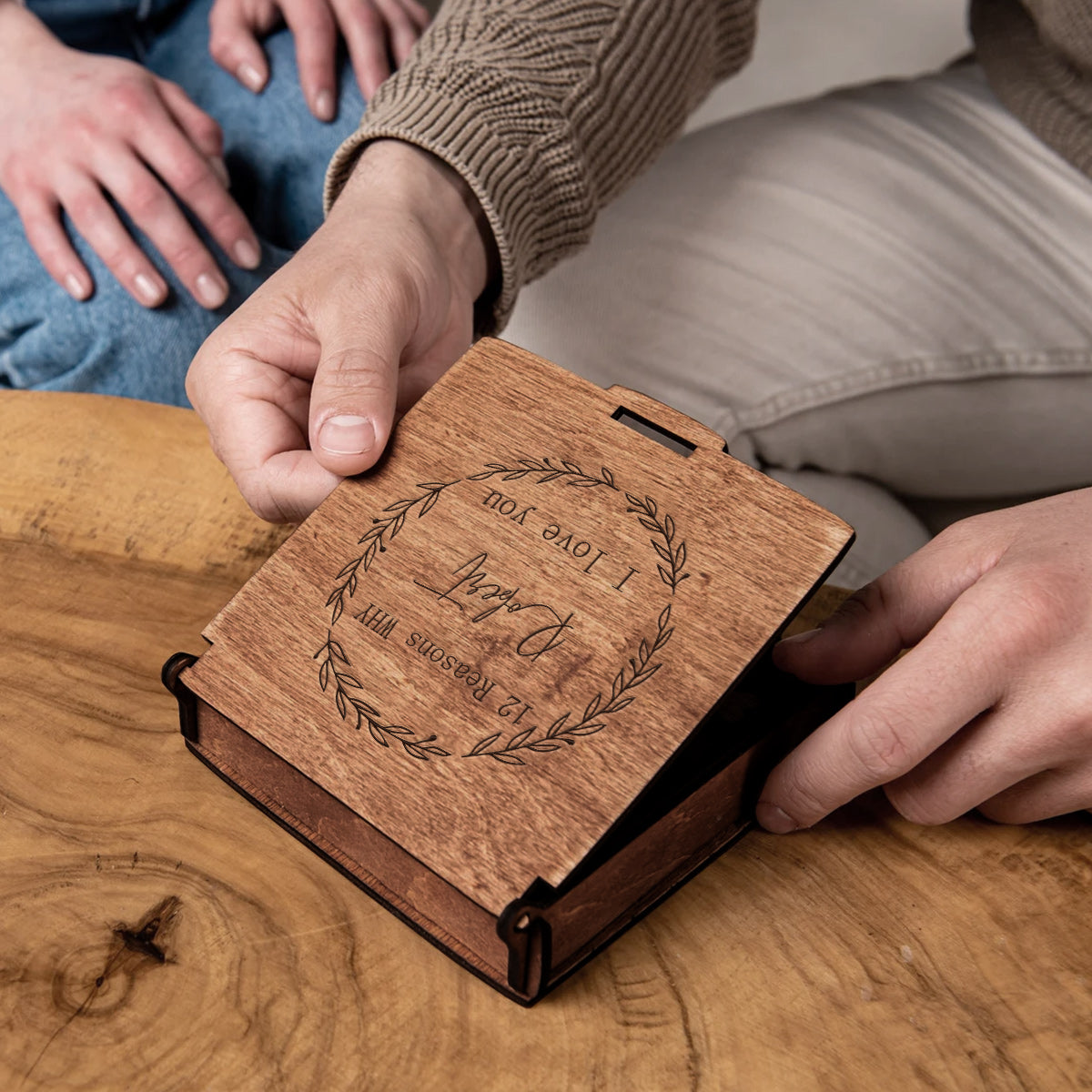 Raisons pour lesquelles je t'aime - Puzzle en forme de cœur personnalisé pour les couples