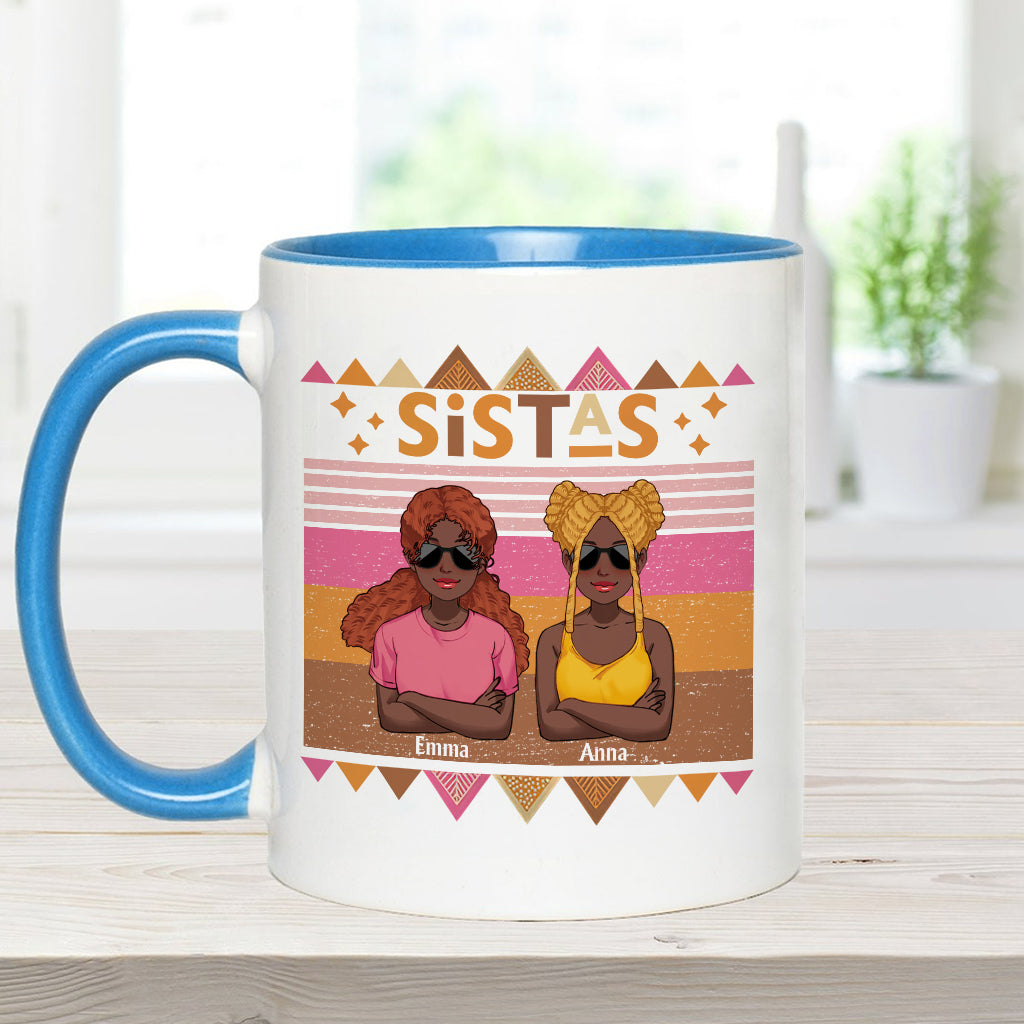 Black Girl Magic - Personalized African American Accent Mug