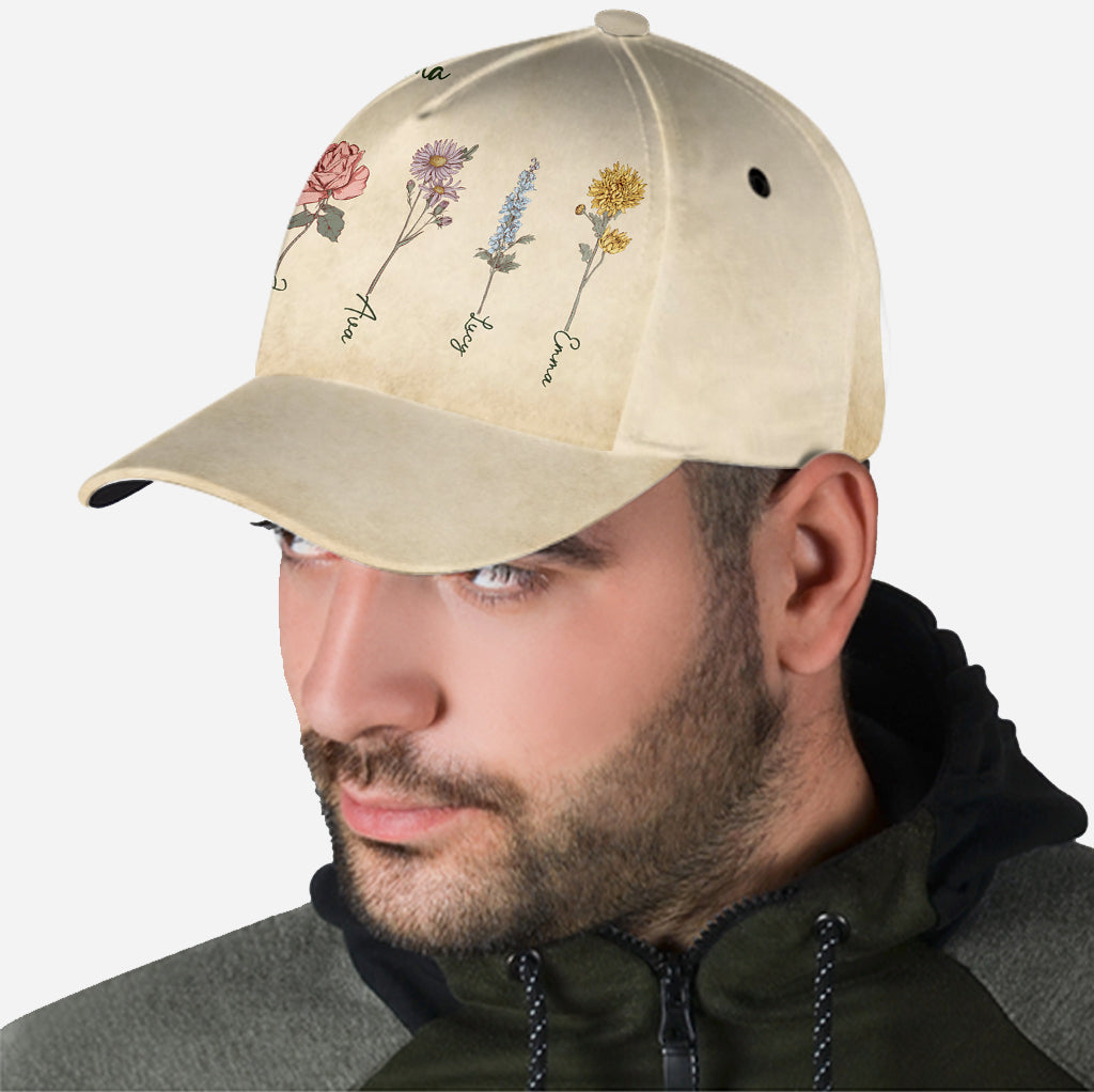 Première maman, maintenant grand-mère - Casquette classique personnalisée pour grand-mère