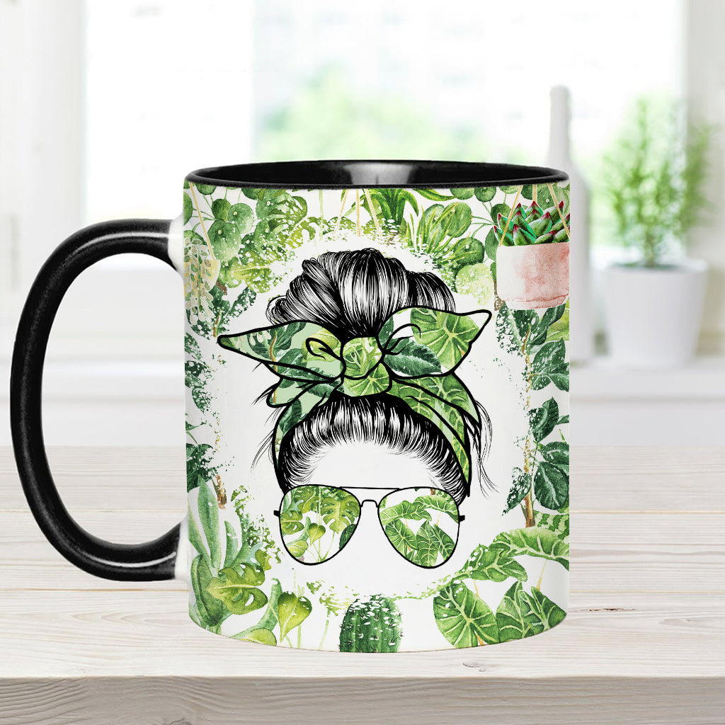 Je suis passionné(e) de plantes, quel que soit votre nom - Mug personnalisé pour les amoureux du jardinage