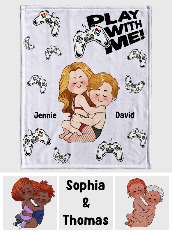 Joue avec moi - Couverture de jeu vidéo personnalisée