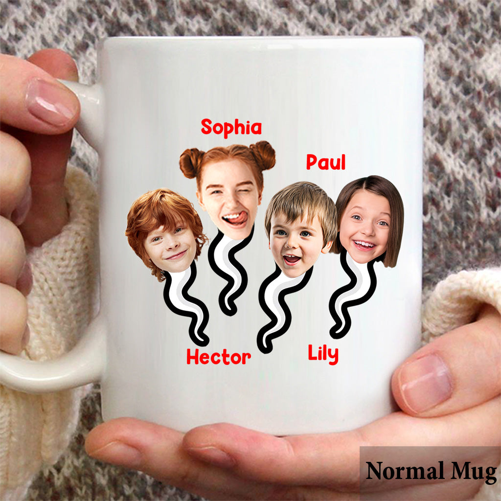 Merci maman de ne pas nous avoir avalés - Mug personnalisé pour maman
