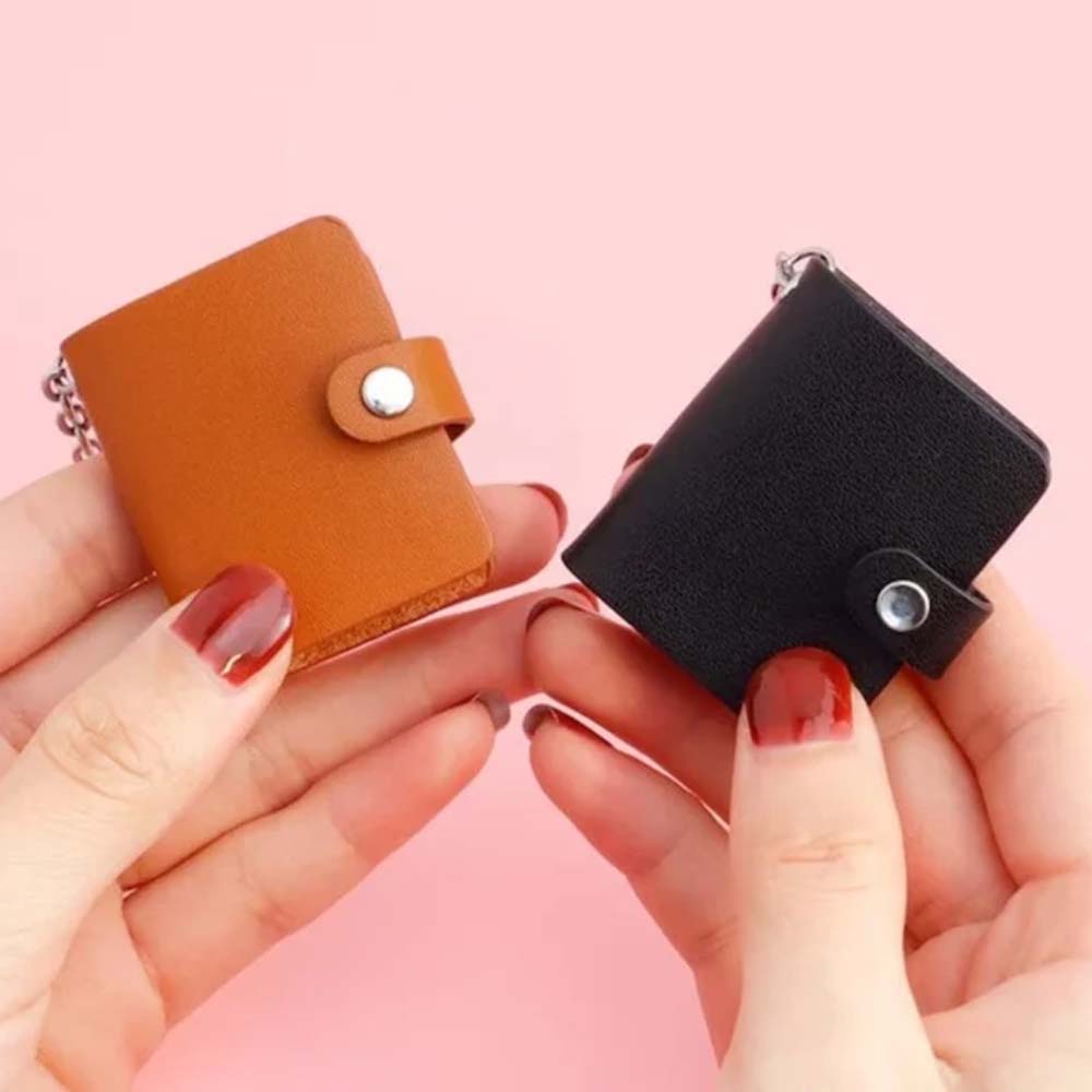 Mini Photobook Leather Keychain - Personalized Book