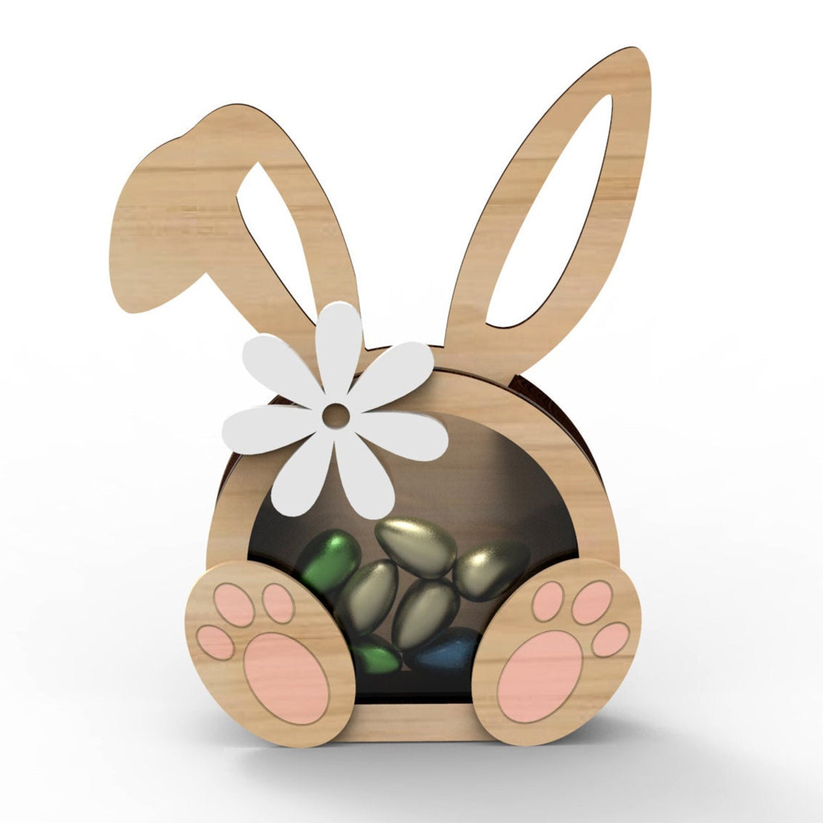 Easter bunny box for chocolate eggs - Personalized Easter Day Easter Bunny Box For Chocolate Eggs