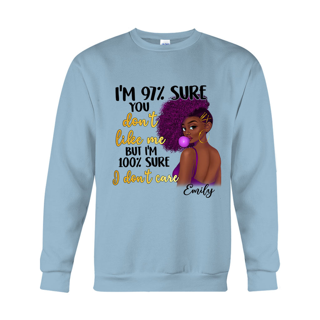 Je m'en fiche - T-shirt et sweat à capuche personnalisés pour Afro-Américains