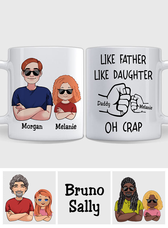 Telle mère, telle fille - Mug personnalisé « Telle mère, telle fille »
